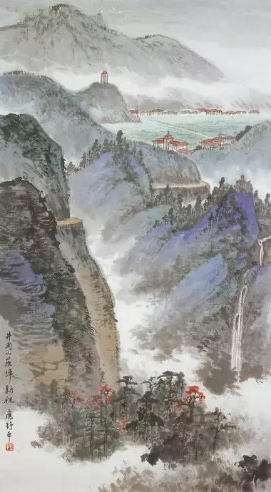 中国现代山水画精品集萃！-图20