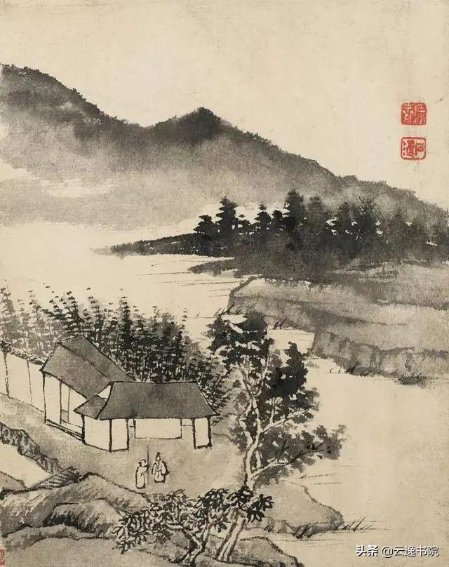 石涛 - 山水小品-图6