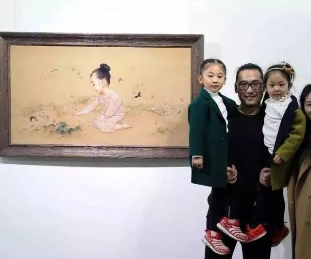 他将女儿画进国画，3年15幅每天画10小时，这才是中国式仙女-图3