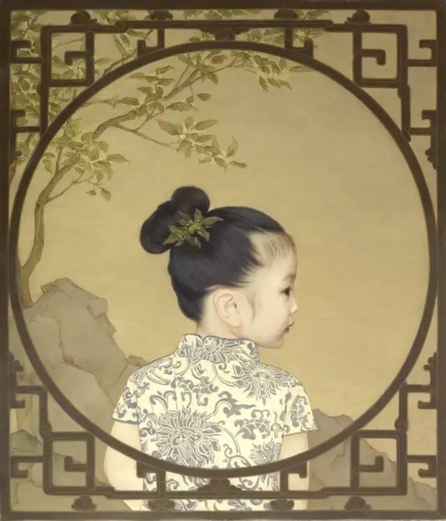 他将女儿画进国画，3年15幅每天画10小时，这才是中国式仙女-图9