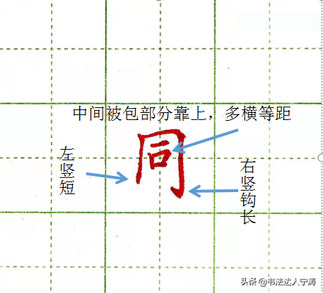 总结包围结构规律，小学生都能够轻松掌握！0基础练字受用一生-图6